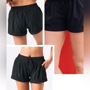 Zyia Active Women's Black Shorts with Inside Liner